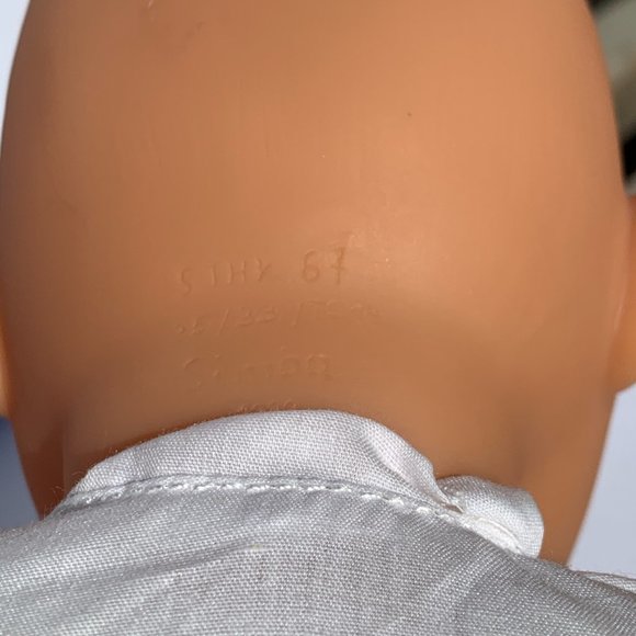 Vintage Baby Doll 14 Inches Polar Bear Outfit Huggable by Simba Toys Sweet! - Picture 8 of 16